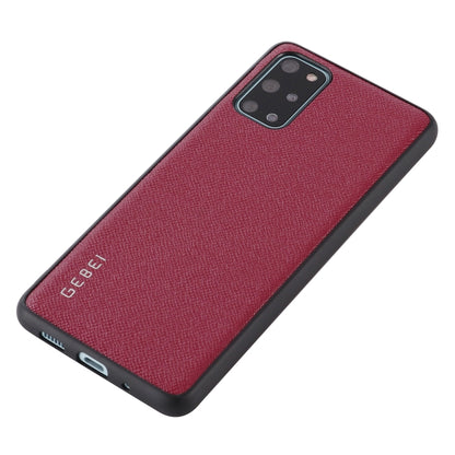 For Galaxy S20 Ultra GEBEI Full-coverage Shockproof Leather Protective Case(Red) - Galaxy Phone Cases by GEBEI | Online Shopping UK | buy2fix