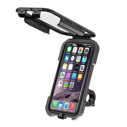 M18S-A1 Motorcycle / Bicycle Handlebar Wireless Charging Waterproof Box Mobile Phone Holder - In Car by buy2fix | Online Shopping UK | buy2fix