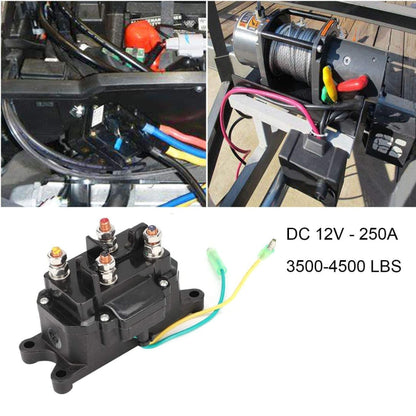 For UTV / Pickup Truck / ATV Electric Winch Relay Heavy Duty Solenoid Contactor - In Car by buy2fix | Online Shopping UK | buy2fix
