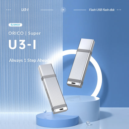 ORICO 128GB Type-C USB3.2 Gen1 USB Flash Drive, Read 260MB/s, Write 50MB/s (Silver) - USB Flash Drives by ORICO | Online Shopping UK | buy2fix