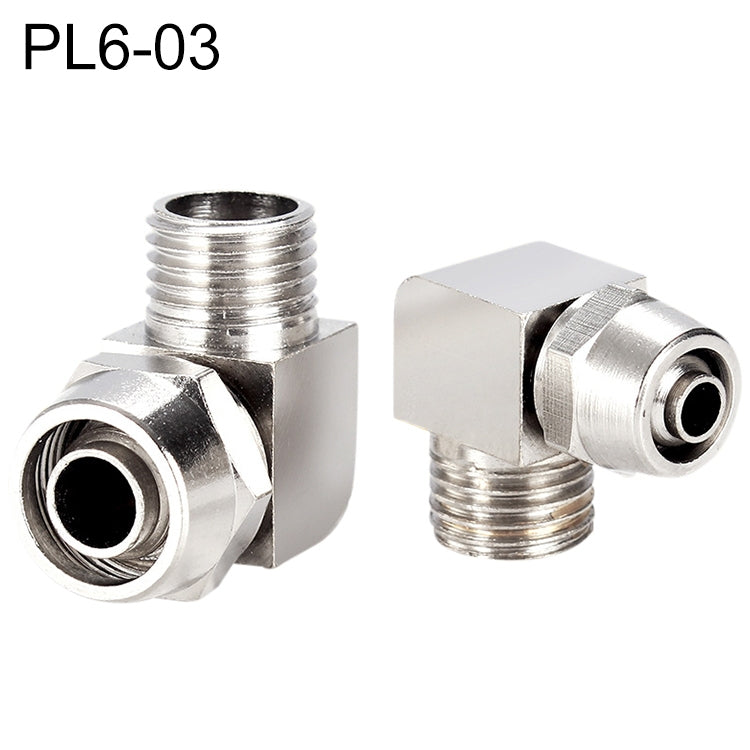 PL6-03 LAIZE Nickel Plated Copper Trachea Quick Fitting Lock Female Connector -  by buy2fix | Online Shopping UK | buy2fix