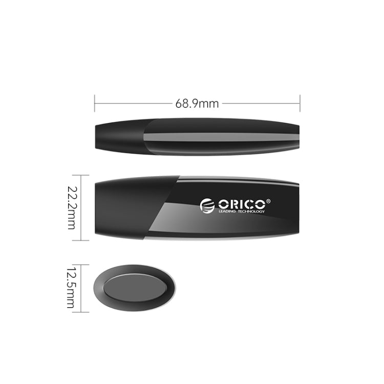 ORCIO USB3.0 U Disk Drive, Read: 260MB/s, Write: 15MB/s, Memory:256GB, Port:Type-C(Black) - USB Flash Drives by ORICO | Online Shopping UK | buy2fix