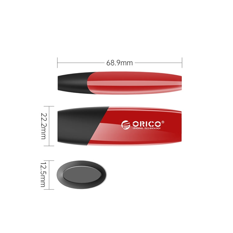 ORICO USB Solid State Flash Drive, Read: 520MB/s, Write: 450MB/s, Memory:512GB, Port:Type-C(Red) - USB Flash Drives by ORICO | Online Shopping UK | buy2fix