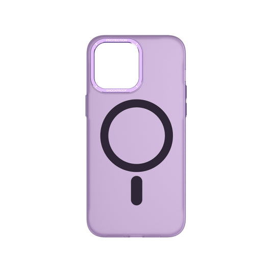For iPhone 14 Pro TOTUDESIGN AA-194 Crystal Color Series Magsafe Magnetic Phone Case(Purple) - iPhone 14 Pro Cases by TOTUDESIGN | Online Shopping UK | buy2fix