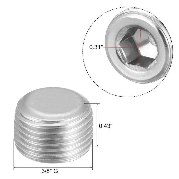 LAIZE 10pcs Iron Plug Connector Accessories, Caliber:4 Point -  by LAIZE | Online Shopping UK | buy2fix