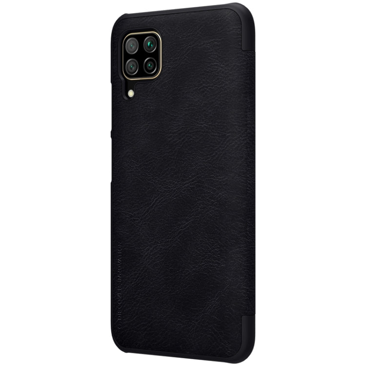 For Huawei nova 7i NILLKIN QIN Series Crazy Horse Texture Horizontal Flip Leather Case With Card Slot(Black) - Huawei Cases by NILLKIN | Online Shopping UK | buy2fix