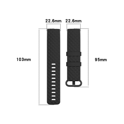 Color Buckle TPU Wrist Strap Watch Band for Fitbit Charge 4 / Charge 3 / Charge 3 SE, Size: S(Champagne) - Smart Wear by buy2fix | Online Shopping UK | buy2fix