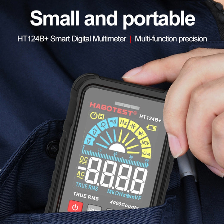 HABOTEST HT124B+ Mini Digital Display High-precision Multimeter - Consumer Electronics by buy2fix | Online Shopping UK | buy2fix