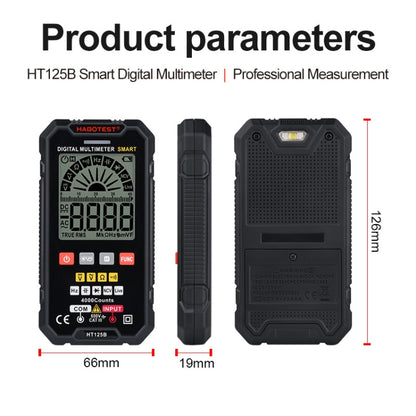 HABOTEST HT125B Digital High Precision Mini Universal Meter - Digital Multimeter by HABOTEST | Online Shopping UK | buy2fix