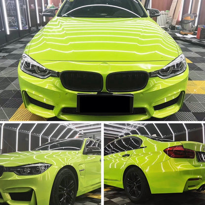 8 x 0.5m Auto Car Decorative Wrap Film Symphony PVC Body Changing Color Film(Fluorescent Yellow) - In Car by buy2fix | Online Shopping UK | buy2fix