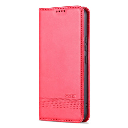 For Samsung Galaxy A54 5G AZNS Magnetic Calf Texture Flip Leather Phone Case(Red) - Galaxy Phone Cases by AZNS | Online Shopping UK | buy2fix