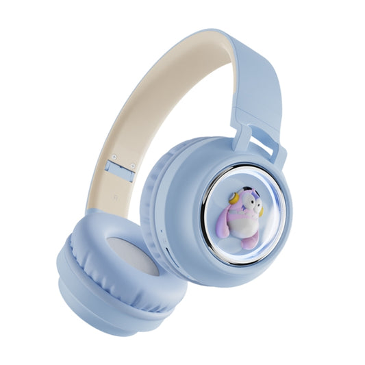 Q1 Headphones Monster Kids Over-Ear Bluetooth Earphones(Blue) - Apple Accessories by buy2fix | Online Shopping UK | buy2fix