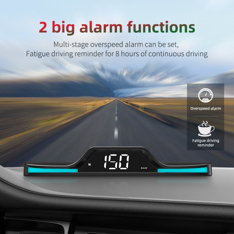 G15 Car HD GPS Head-Up Display with Color Changing Ambient Light - In Car by buy2fix | Online Shopping UK | buy2fix