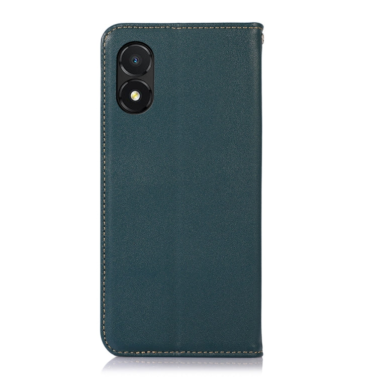 For Honor X5 KHAZNEH Nappa Top Layer Cowhide Leather Phone Case(Green) - Honor Cases by buy2fix | Online Shopping UK | buy2fix