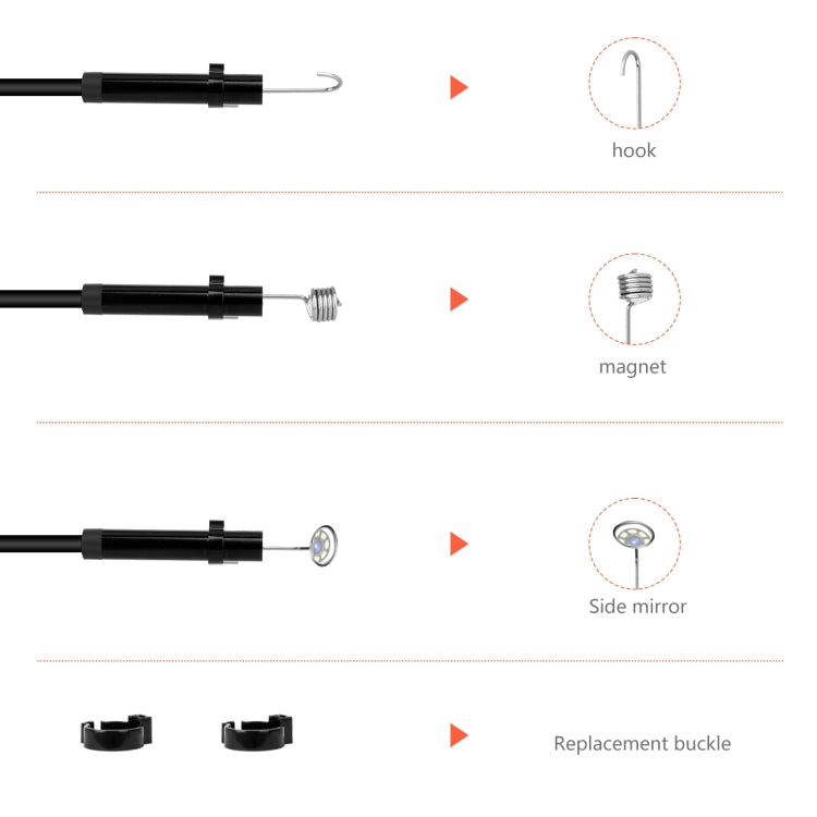 P130 14mm 4.3 inch Single Camera with Screen Endoscope, Length:10m - Consumer Electronics by buy2fix | Online Shopping UK | buy2fix