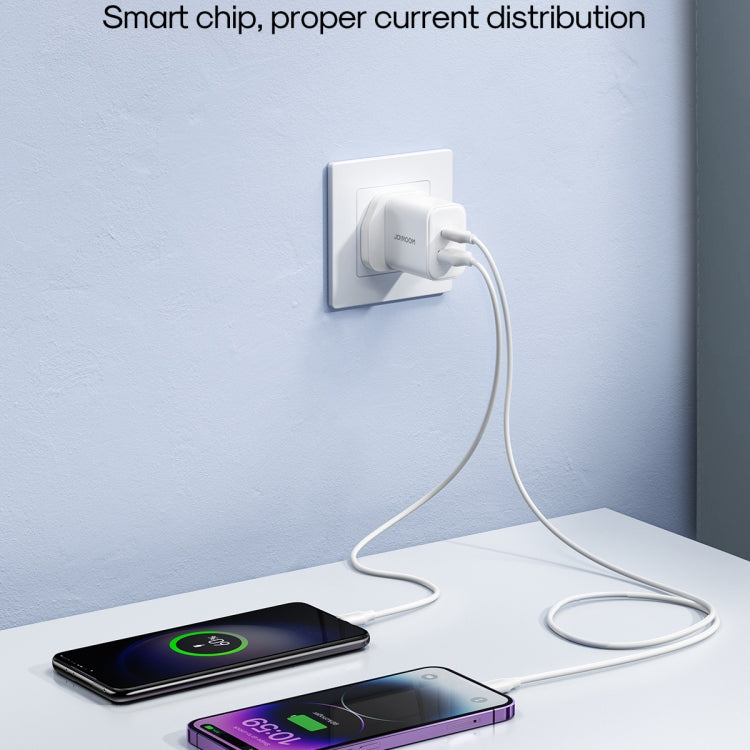 J0YROOM TCF05 20W USB+USB-C/Type-C Fast Charger, Specification:UK Plug(Black) -  by JOYROOM | Online Shopping UK | buy2fix