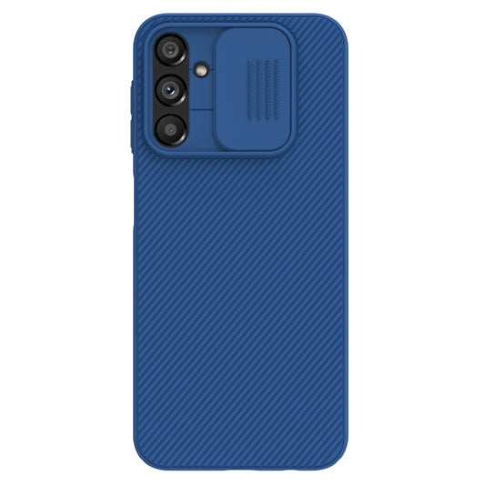 For Samsung Galaxy A14 4G NILLKIN Black Mirror Series Camshield PC Phone Case(Blue) - Galaxy Phone Cases by NILLKIN | Online Shopping UK | buy2fix