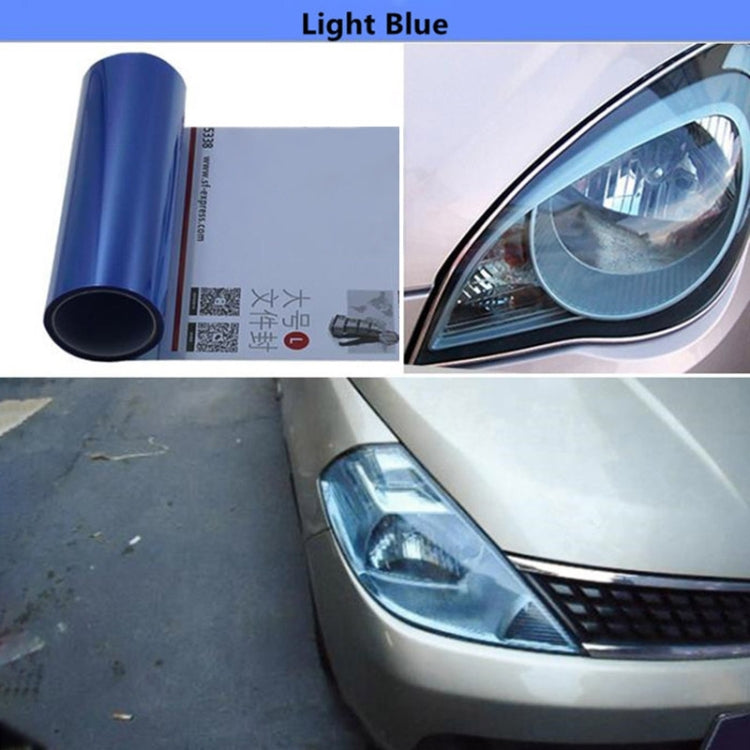 2pcs Car Headlight Protective Film Tail Light Film Motorcycle Fog Light Film, Size:30 x 100cm(Transparent) - In Car by buy2fix | Online Shopping UK | buy2fix