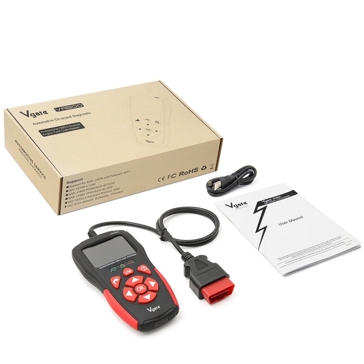 Vgate VR800 Car Code Reader OBD2 Diagnostic Scanner -  by Vgate | Online Shopping UK | buy2fix