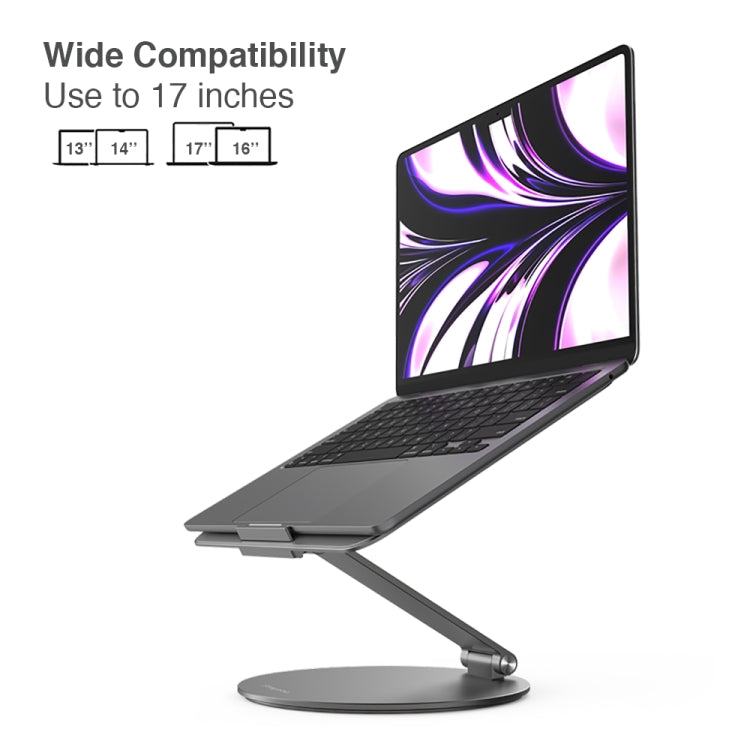 DUX DUICS Stoyobe HF-VI Universal Rotation Foldable Laptop Stand - MacBook Holder by DUX DUCIS | Online Shopping UK | buy2fix