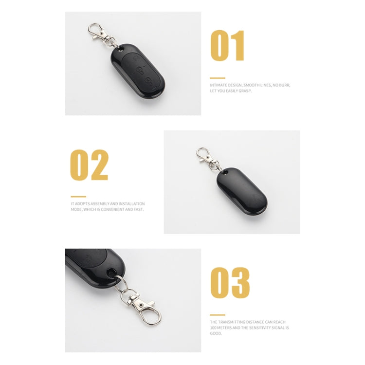 315MHz Copy Code 2pcs For Yadea Four-button Anti-theft Alarm Wireless Key Remote Control -  by buy2fix | Online Shopping UK | buy2fix