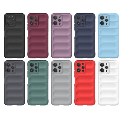 For Xiaomi Redmi 12 4G Magic Shield TPU + Flannel Phone Case(White) - Xiaomi Cases by buy2fix | Online Shopping UK | buy2fix