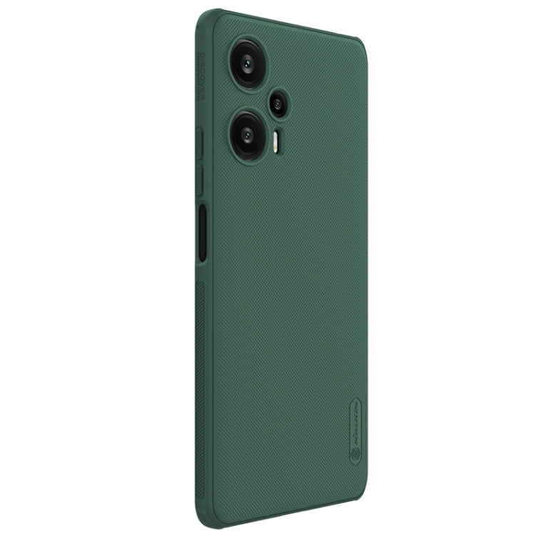 For Xiaomi Redmi Note 12 Turbo / Poco F5 NILLKIN Frosted Shield Pro PC + TPU Phone Case(Green) - Xiaomi Cases by NILLKIN | Online Shopping UK | buy2fix