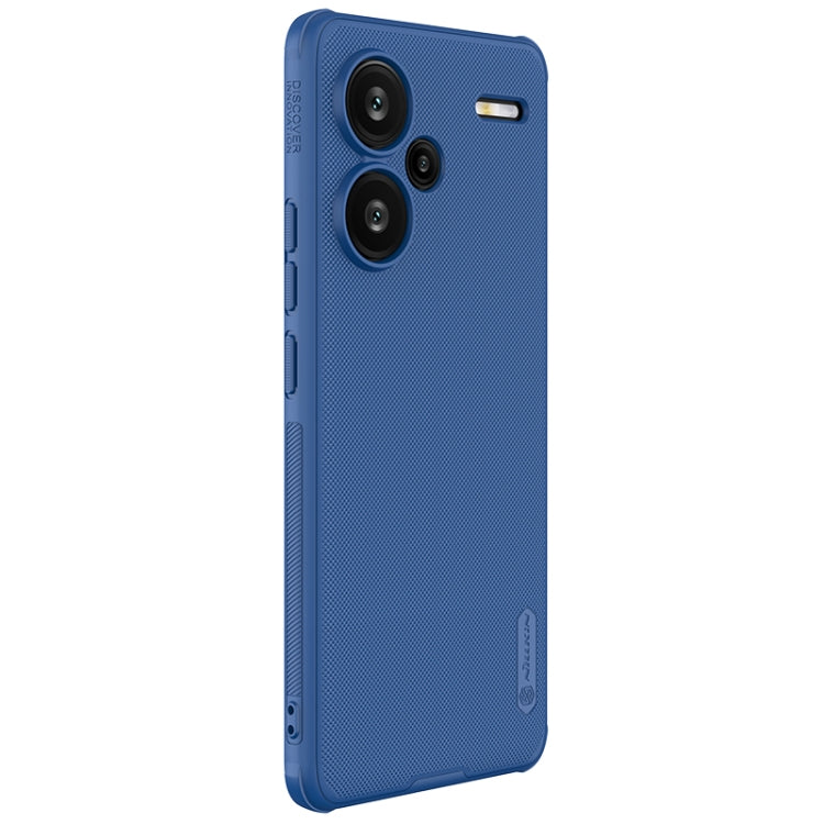 For Xiaomi Redmi Note 13 Pro+ 5G NILLKIN Frosted Shield Pro PC + TPU Phone Case(Blue) - Xiaomi Cases by NILLKIN | Online Shopping UK | buy2fix