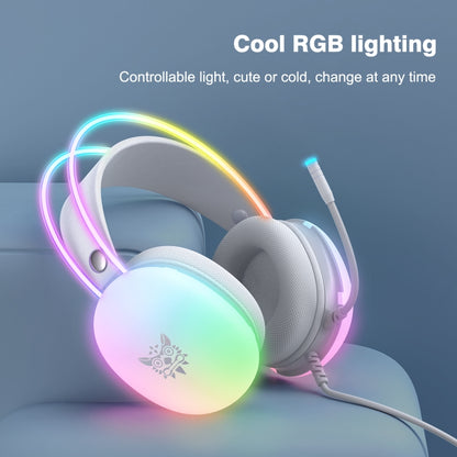 X25 RGB Wired Gaming Headset(Grey) - Multimedia Headset by buy2fix | Online Shopping UK | buy2fix