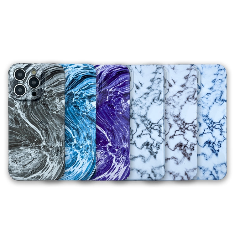 For iPhone 13 Pro Marble Pattern Phone Case(Green White) - iPhone 13 Pro Cases by buy2fix | Online Shopping UK | buy2fix