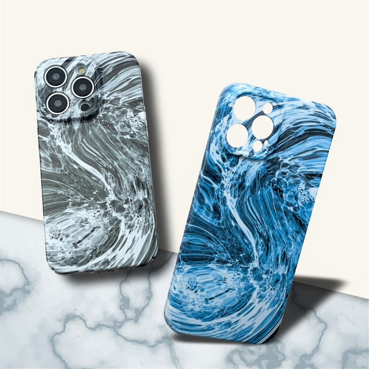 For iPhone 14 Marble Pattern Phone Case(Purple White) - iPhone 14 Cases by buy2fix | Online Shopping UK | buy2fix