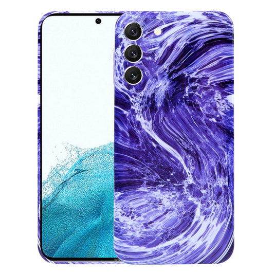 For Samsung Galaxy S22 5G Marble Pattern Phone Case(Purple White) - Galaxy S22 5G Cases by buy2fix | Online Shopping UK | buy2fix