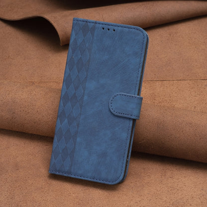 For Xiaomi Civi 3 5G Plaid Embossed Leather Phone Case(Blue) - Xiaomi Cases by buy2fix | Online Shopping UK | buy2fix