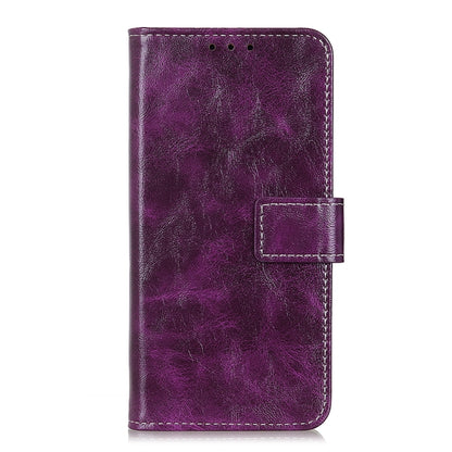 For Xiaomi Poco F5 Pro/Redmi K60/K60 Pro Retro Crazy Horse Texture Horizontal Flip Leather Phone Case(Purple) - Xiaomi Cases by buy2fix | Online Shopping UK | buy2fix