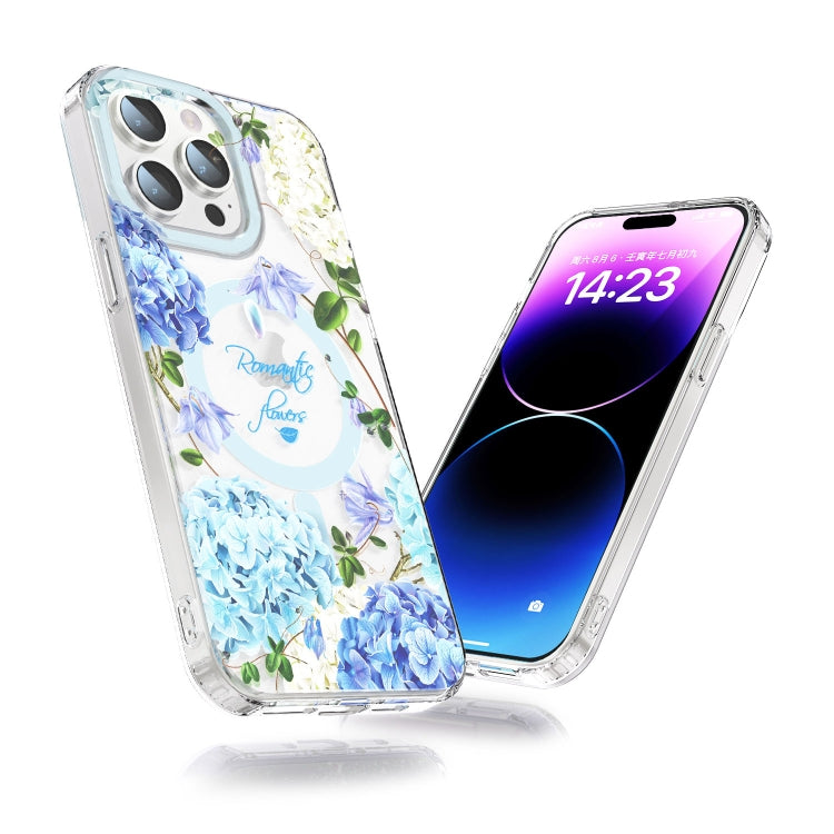 For iPhone 11 MagSafe Magnetic TPU Phone Case(Small Floral) - iPhone 11 Cases by buy2fix | Online Shopping UK | buy2fix