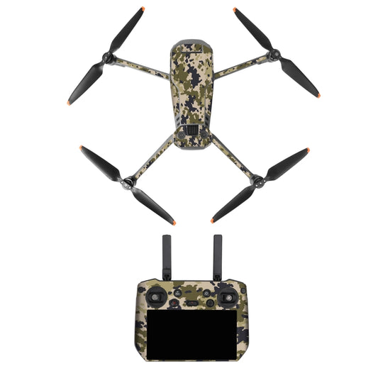 For DJI Mavic 3 Pro / RC Pro Sunnylife Drone Body Remote Control Decorative Stickers Set(Green Camo) - Stickers by Sunnylife | Online Shopping UK | buy2fix