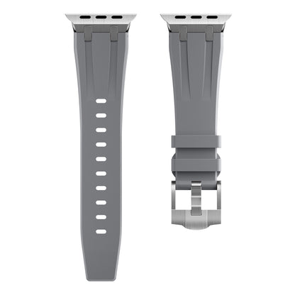 AP Silicone Watch Band For Apple Watch SE 40mm(Silver Grey) - Watch Bands by buy2fix | Online Shopping UK | buy2fix