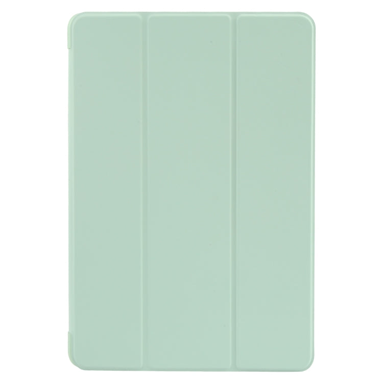 For Huawei MatePad Air 11.5 GEBEI 3-folding Holder Shockproof Flip Leather Tablet Case(Green) - Huawei by GEBEI | Online Shopping UK | buy2fix