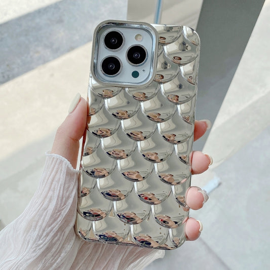 For iPhone 13 Pro Max 3D Scale Style TPU Phone Case(Silver) - iPhone 13 Pro Max Cases by buy2fix | Online Shopping UK | buy2fix