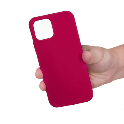 For iPhone 15 Solid Color Silicone Phone Case(Rose Red) - iPhone 15 Cases by buy2fix | Online Shopping UK | buy2fix