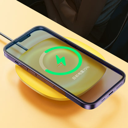 WK WP-U165 15W Desktop Wireless Charger(Yellow) - Wireless Charger by WK | Online Shopping UK | buy2fix