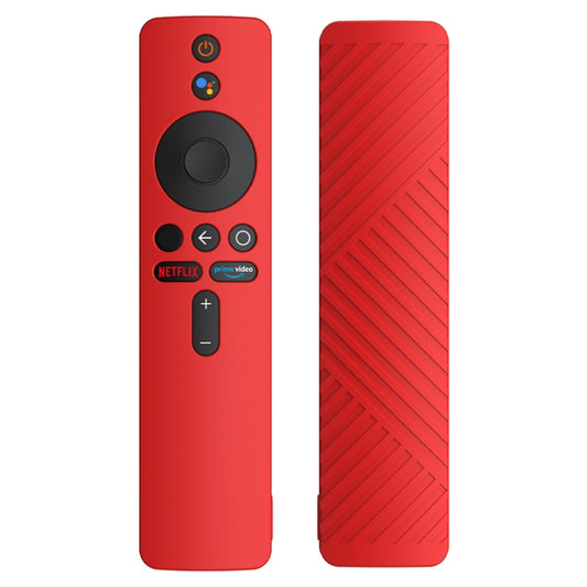 For Xiaomi MiBox S Remote Control Liquid Silicone Protective Case(Red) - Remote Control Covers by buy2fix | Online Shopping UK | buy2fix
