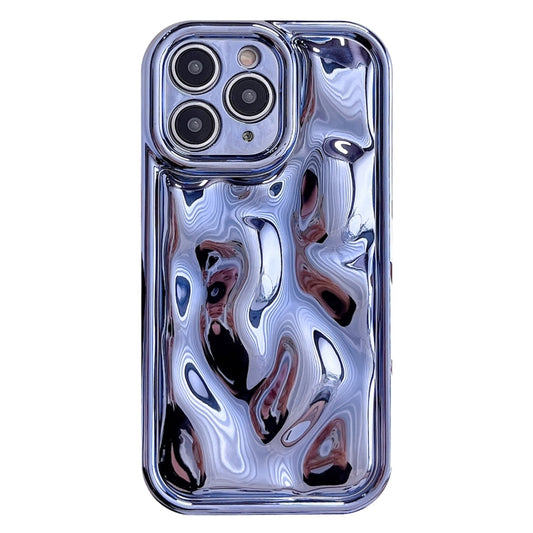 For iPhone 11 Pro Electroplating Meteorite Texture TPU Phone Case(Blue) - iPhone 11 Pro Cases by buy2fix | Online Shopping UK | buy2fix