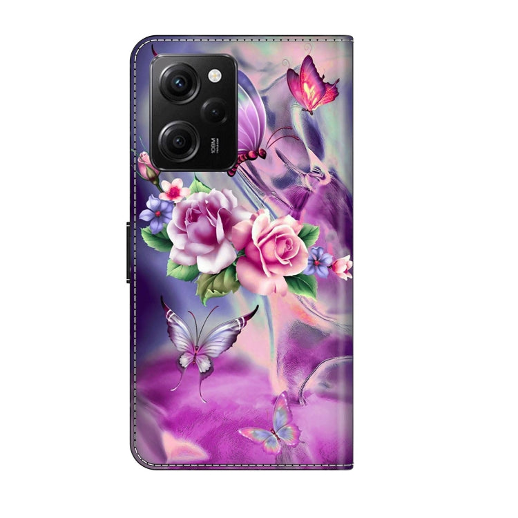 For Xiaomi Redmi Note 12 Pro Global Crystal 3D Shockproof Protective Leather Phone Case(Butterfly) - Xiaomi Cases by buy2fix | Online Shopping UK | buy2fix