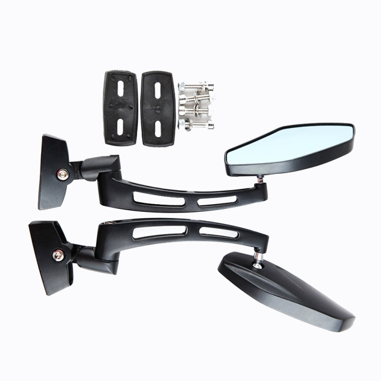 1Pair SF-062 Motorcycle Modified Rearview Mirror Reflective Mirror(Plating Silver) - Side Mirrors by buy2fix | Online Shopping UK | buy2fix