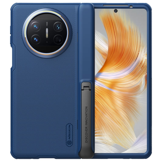 For Huawei Mate X3 NILLKIN Frosted Fold PC + TPU Phone Case(Blue) - Huawei Cases by NILLKIN | Online Shopping UK | buy2fix