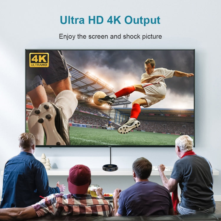 HK1RBOX H8-H618 Android 12.0 Allwinner H618 Quad Core Smart TV Box, Memory:4GB+64GB(UK Plug) - Allwinner H6 by buy2fix | Online Shopping UK | buy2fix