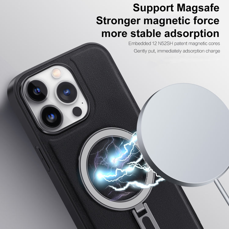 For iPhone 13 Pro Max MagSafe Magnetic Holder Phone Case(Sierra Blue) - iPhone 13 Pro Max Cases by buy2fix | Online Shopping UK | buy2fix