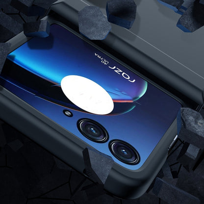 For Motorola Razr 40 Ultra Skin Feel PC Phone Case with Hinge(Sky Blue) - Motorola Cases by buy2fix | Online Shopping UK | buy2fix