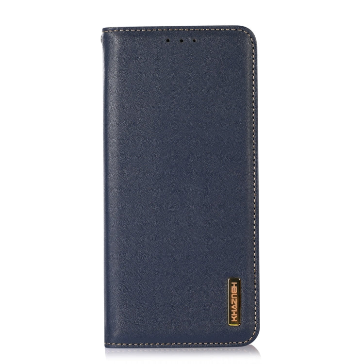 For Huawei Nova 11 KHAZNEH Nappa Top Layer Cowhide Leather Phone Case(Blue) - Huawei Cases by buy2fix | Online Shopping UK | buy2fix